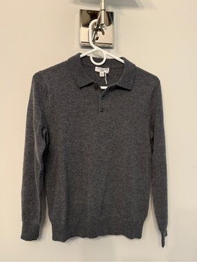 Crewcuts Gray Cashmere Sweater Top